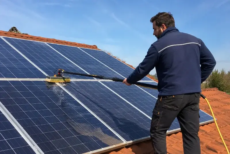 Nettoyage et entretien de panneaux solaires à Saint-Amans-Soult